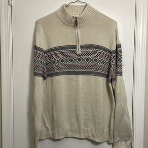 St. John’s Bay quarter zip mock neck sweater